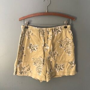 Linen drawstring shorts vintage white stag woman’s small